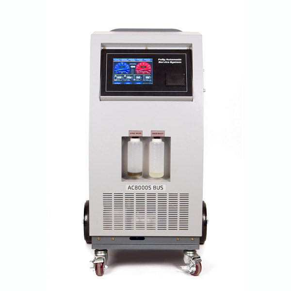 Установка для заправки автокондиционеров GrunBaum AC8000S BUS, автомат, R134, подогрев, шланг 5м